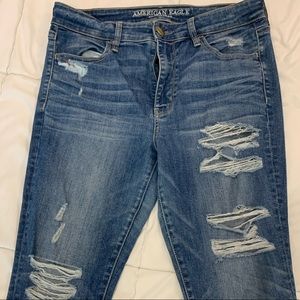American Eagle outfitters, high-rise jeggings